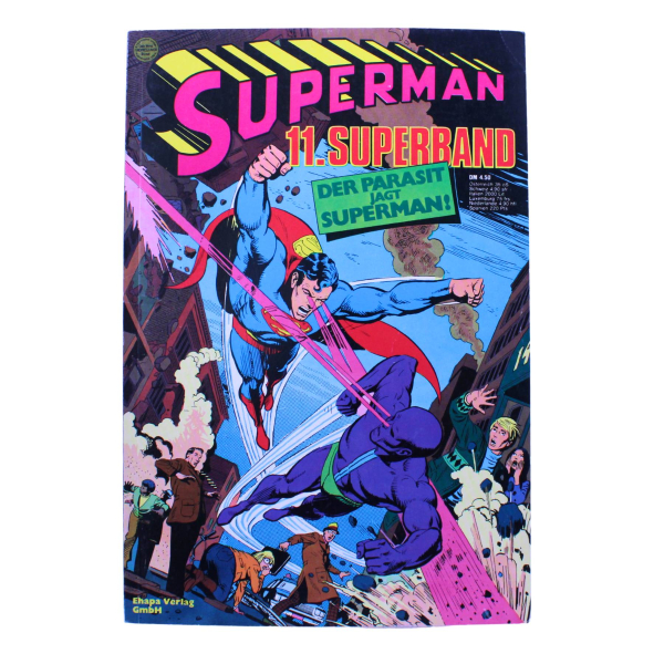 Superman 11. Superband 1978 Ehapa mit Poster | Hoppla-Stuff